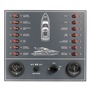 Electric control panel with 14 switches title=